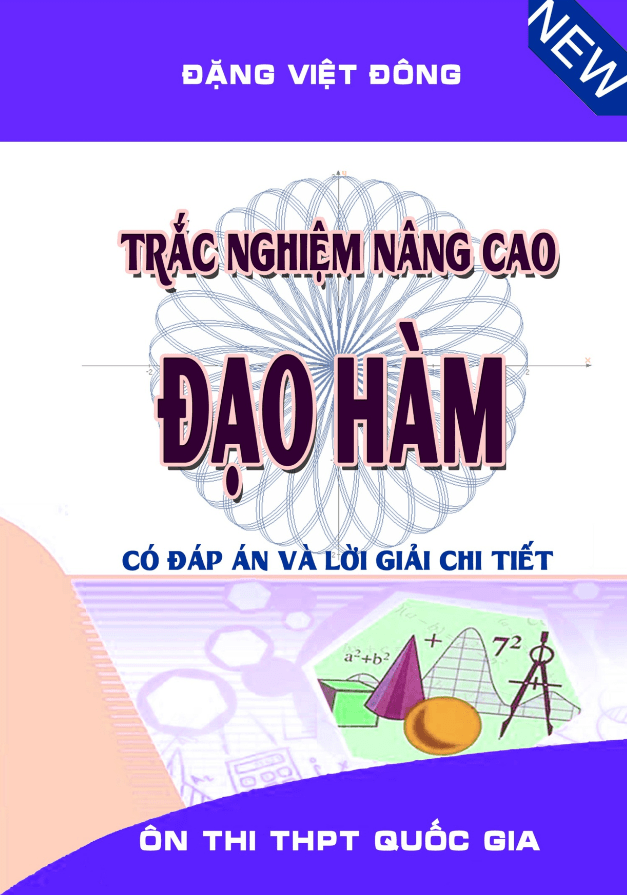 Trắc nghiệm nâng cao đạo hàm – Đặng Việt Đông